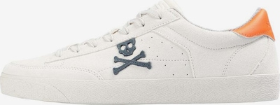 Scalpers Matalavartiset tennarit 'New Gala' värissä ecru / laivastonsininen / oranssi, Tuotenäkymä