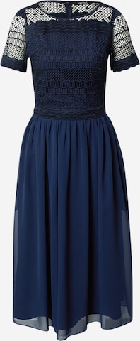 SWING Cocktail Dress in Blue: front