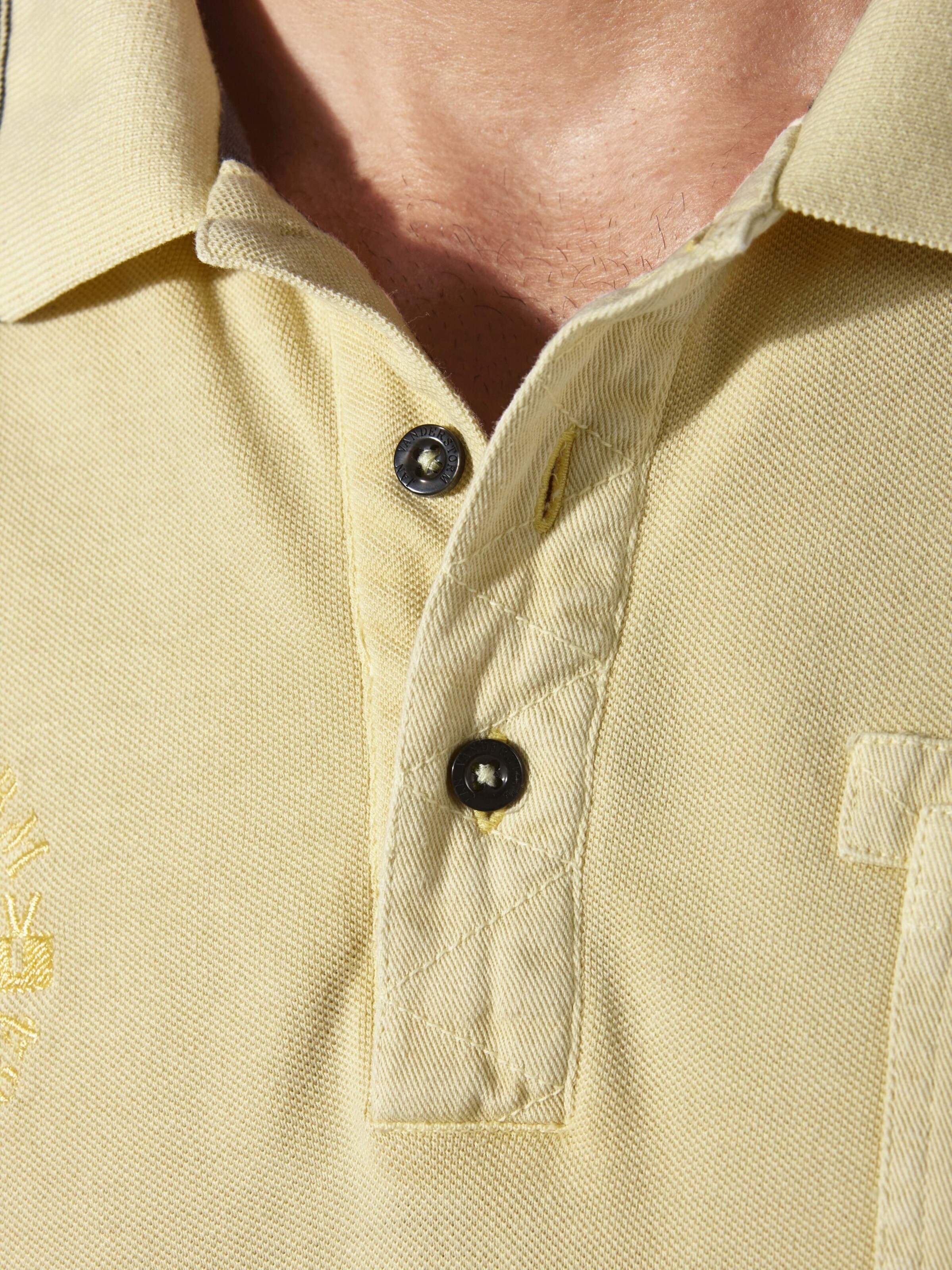 Jan Vanderstorm Shirt 'Gunhelm' in Yellow