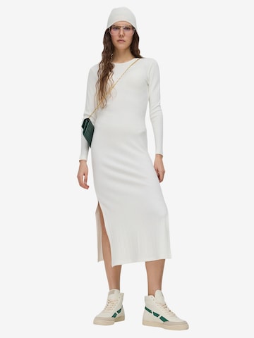 Robes en maille No Matter What en blanc : devant