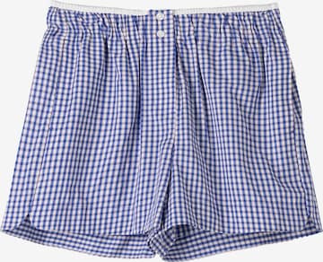 Bershka Regular Housut värissä sininen: etupuoli
