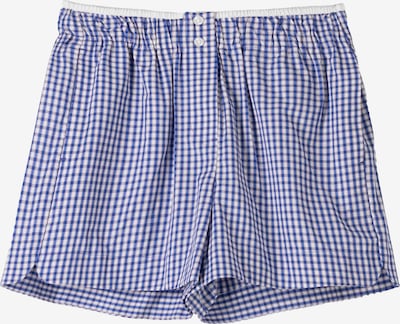 Bershka Hlače u plava / morsko plava / bijela, Pregled proizvoda