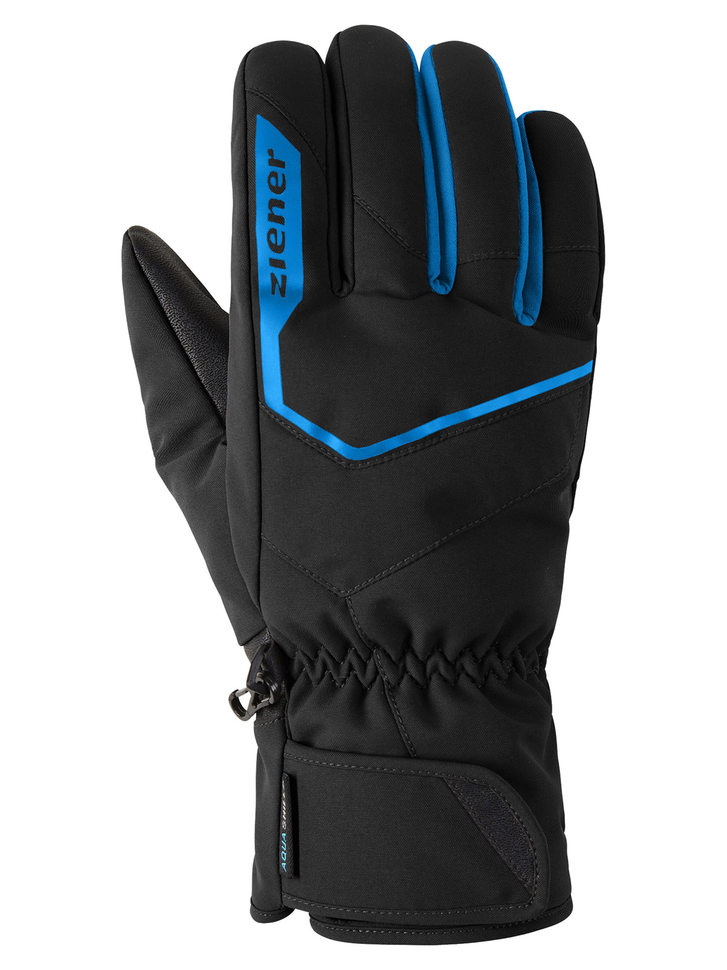 ZIENER Athletic Gloves 'Zi' in Black