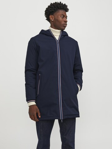 Manteau mi-saison 'New Kane' JACK & JONES en bleu : devant