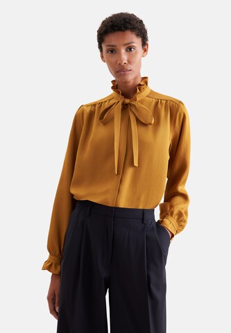 SEIDENSTICKER Blouse in Geel: voorkant