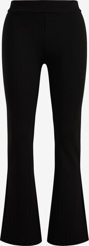 WE Fashion Flared Pants in Black: front