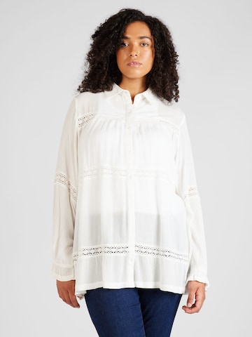 Dorothy Perkins Curve Blouse in Wit: voorkant