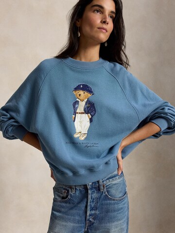 Bluză de molton 'ISLAND FLC' de la Polo Ralph Lauren pe albastru