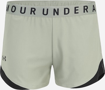 UNDER ARMOUR Sportbroek 'Play Up 3.0' in Groen: voorkant