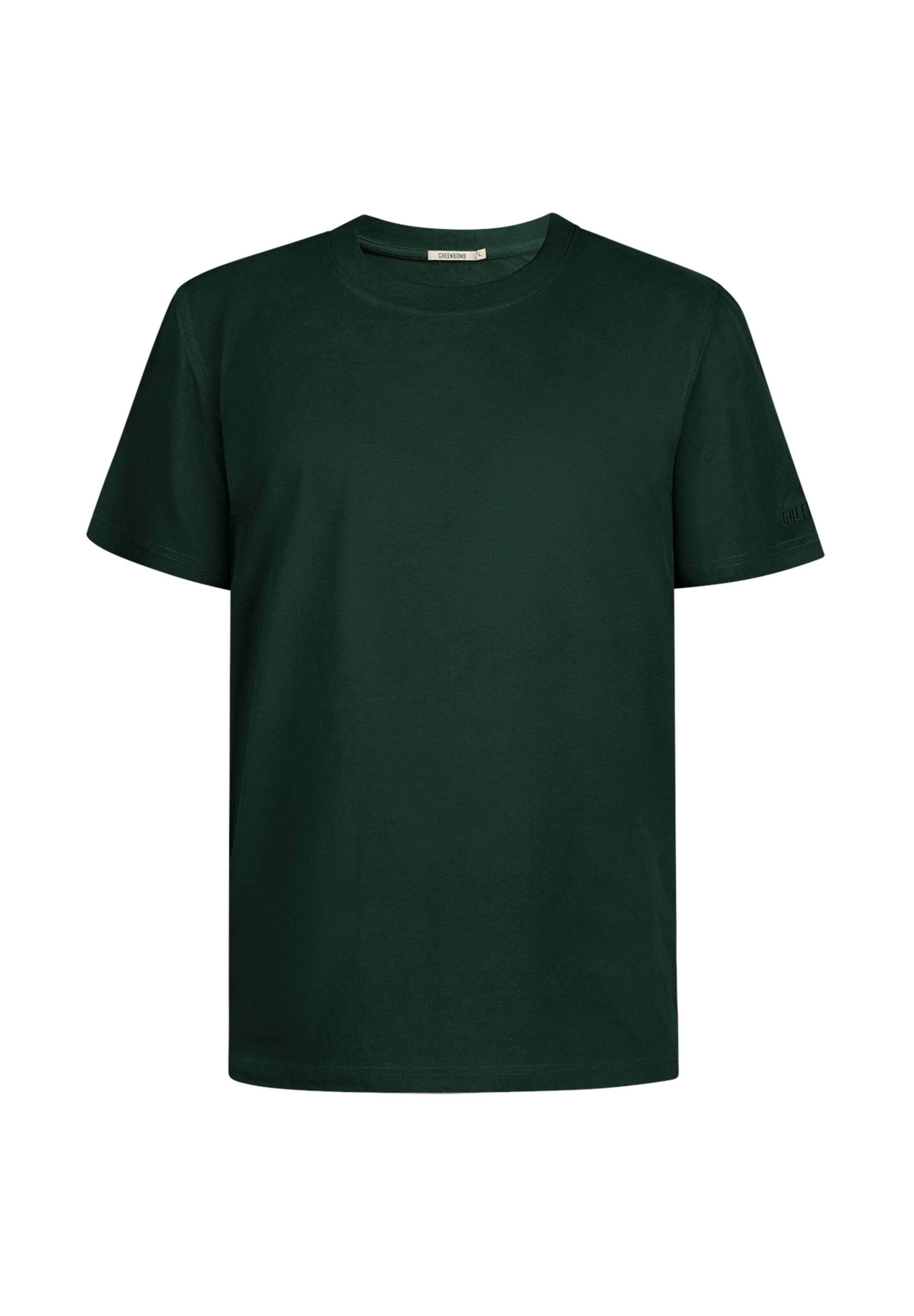 T-Shirt GREENBOMB en vert : devant
