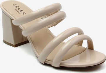 Celena Pantolette 'Cristina' in Beige