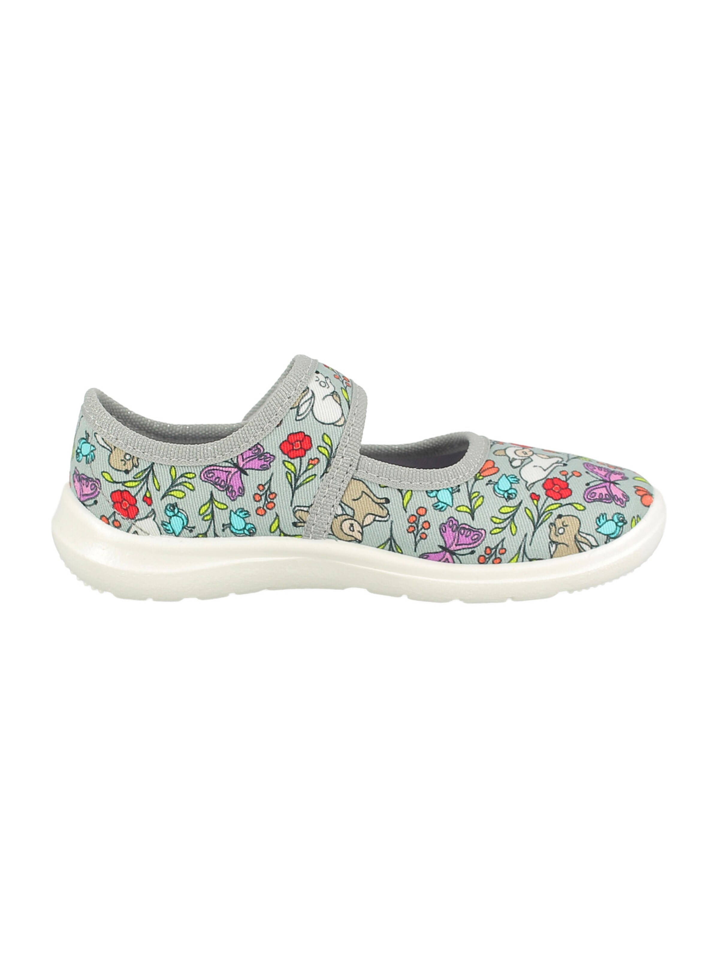 BECK Ballet Flats 'Flora' in Grey