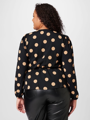 Bluză de la Dorothy Perkins Curve pe negru