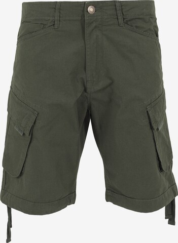 Pantalon cargo 'Twill' Urban Classics en vert : devant