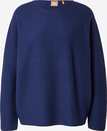 BOSS Orange Sweater 'Falanda' in Blue: front