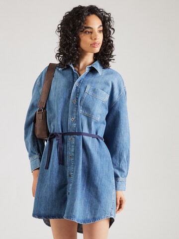 Robe-chemise G-STAR en bleu : devant