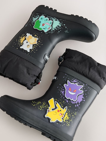 Next Rubber boot 'Pokemon' in Black