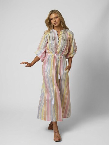 Robe 'Robe Longue Alessandra' Miss June en mélange de couleurs
