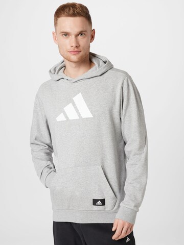 ADIDAS PERFORMANCE Athletic Sweatshirt in Grey: front