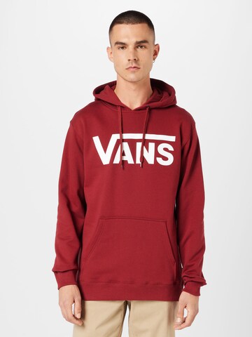 VANS Regular fit Sweatshirt 'Classic II' in Red: front