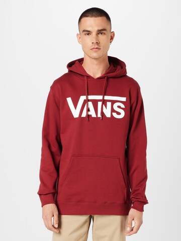 VANS Regular Fit Sweatshirt 'Classic II' in Rot: predná strana