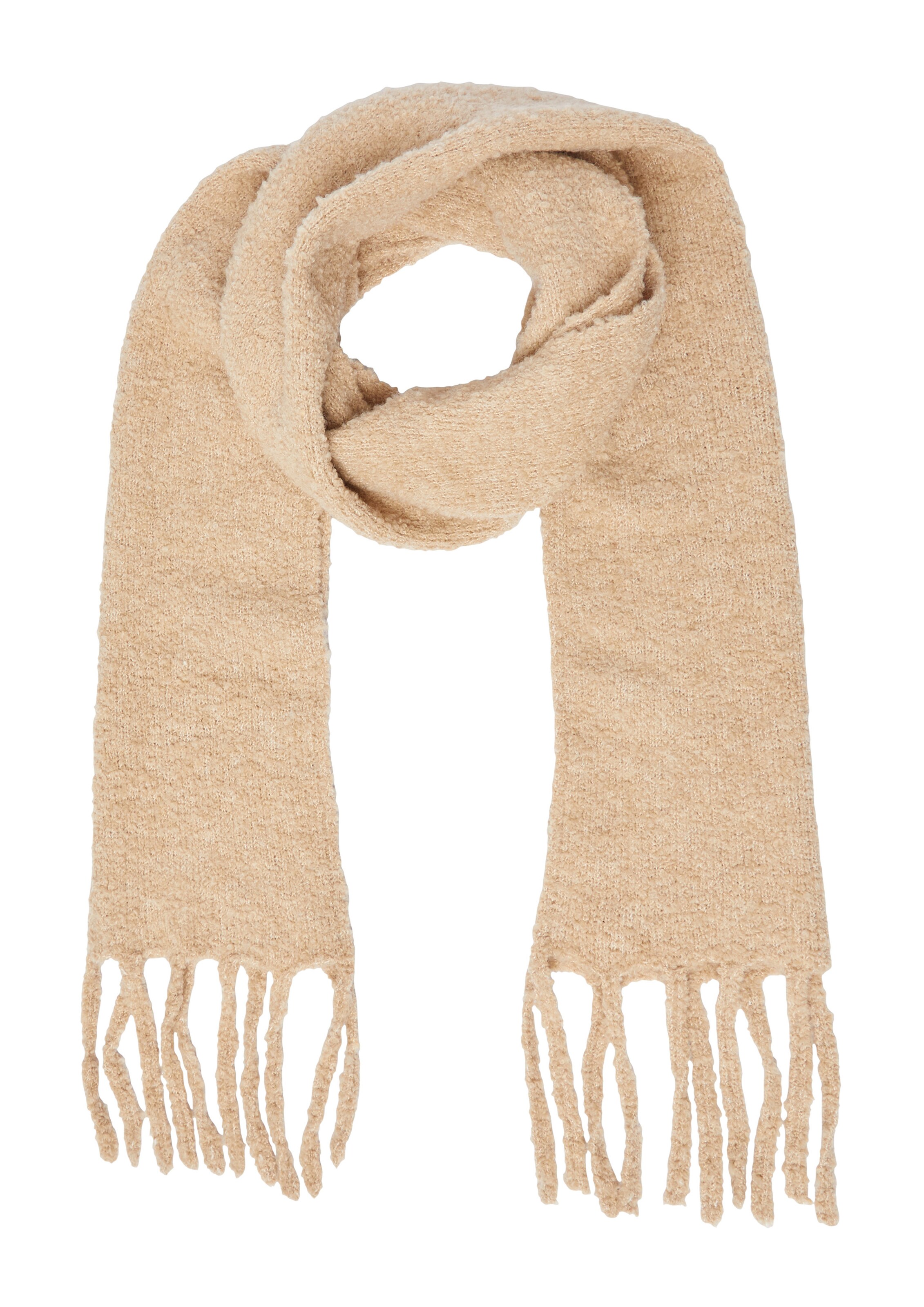 s.Oliver Schal in Beige: Vorderseite