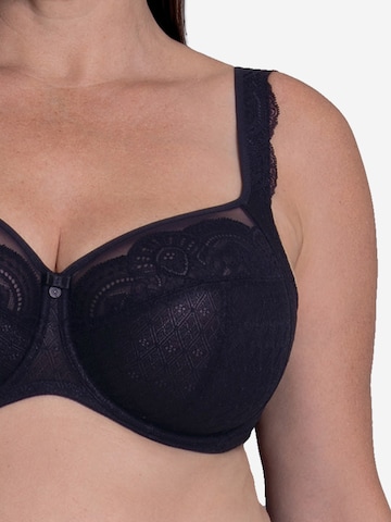 ROSA FAIA Minimiser Bra 'Selma' in Black