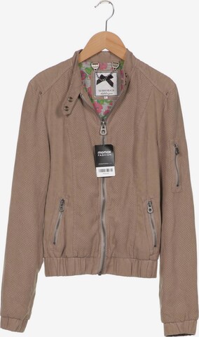 Silvian Heach Jacket & Coat in L in Brown: front