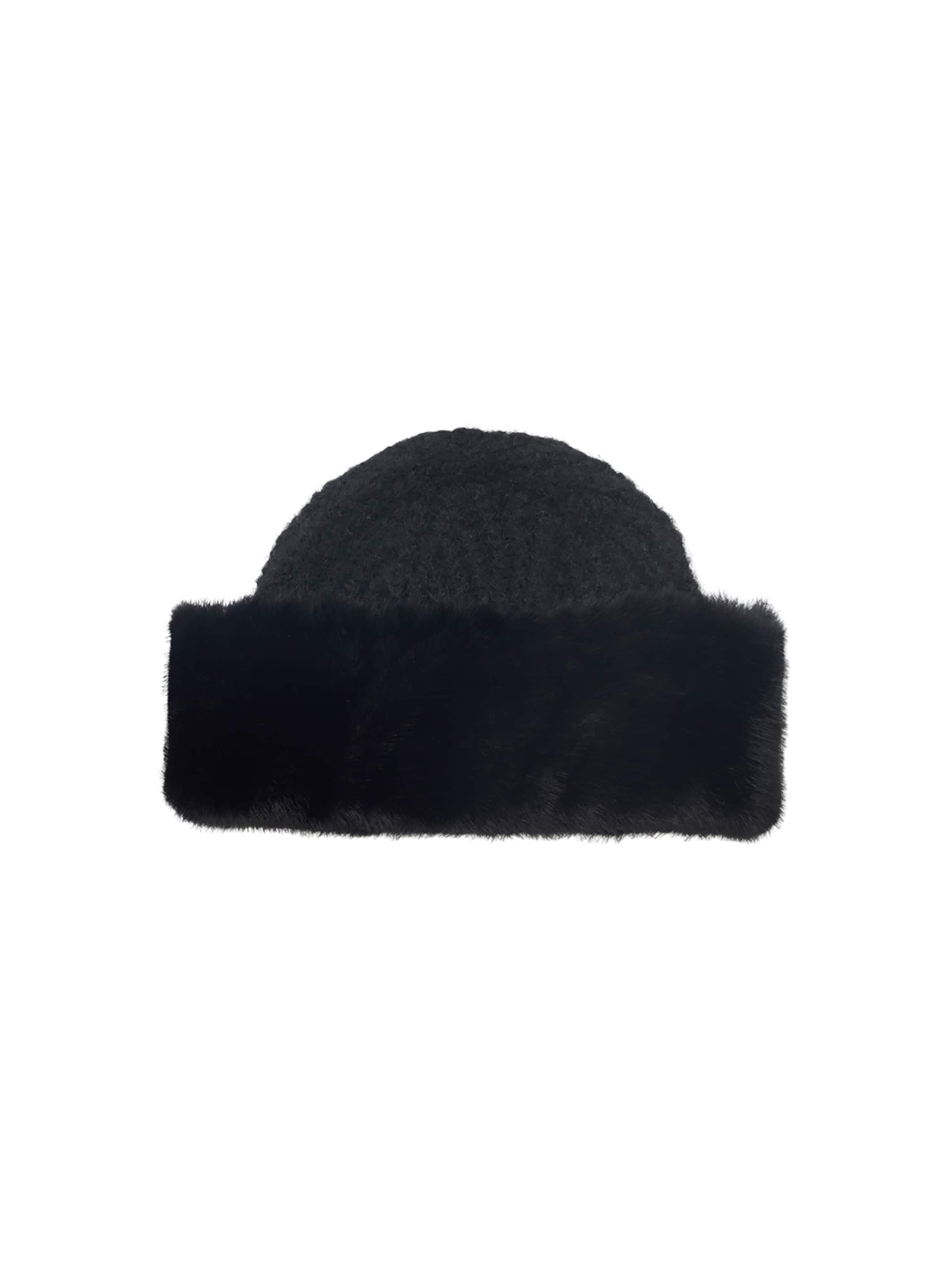 NALì Mütze in Schwarz: Vorderseite