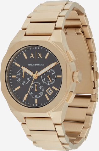 auksinė ARMANI EXCHANGE Analoginis (įprasto dizaino) laikrodis: priekis