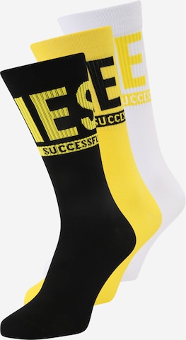 Chaussettes 'RAY' DIESEL en jaune : devant