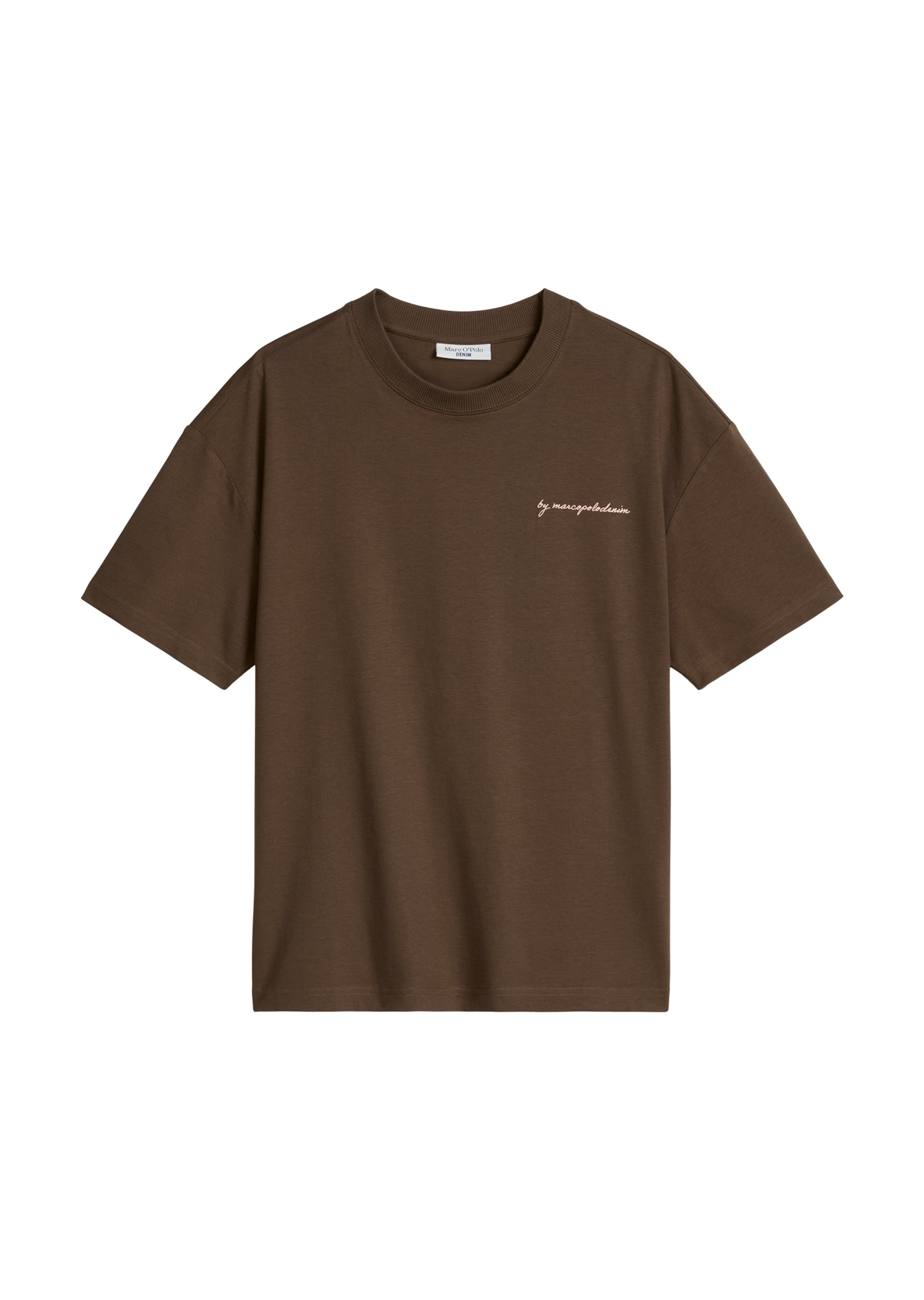 Marc O'Polo DENIM T-Shirt in Braun: Vorderseite