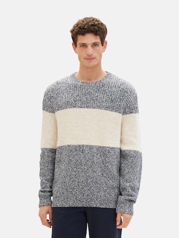 TOM TAILOR Sweater in Blue: front