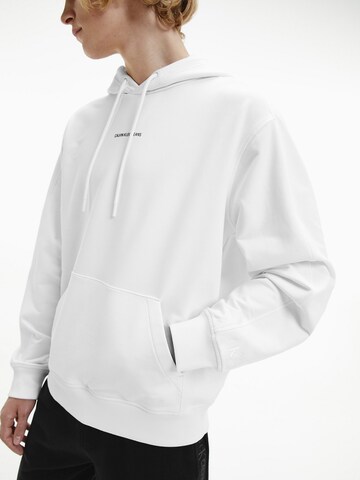 Calvin Klein Jeans Bluzka sportowa w kolorze biały