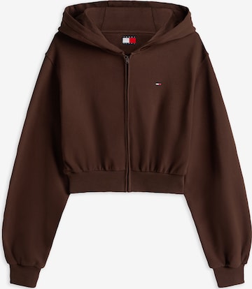 Tommy Jeans Collegetakki värissä ruskea: etupuoli