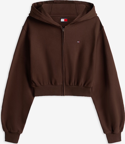 Džemperis iš Tommy Jeans, spalva – šokolado spalva, Prekių apžvalga
