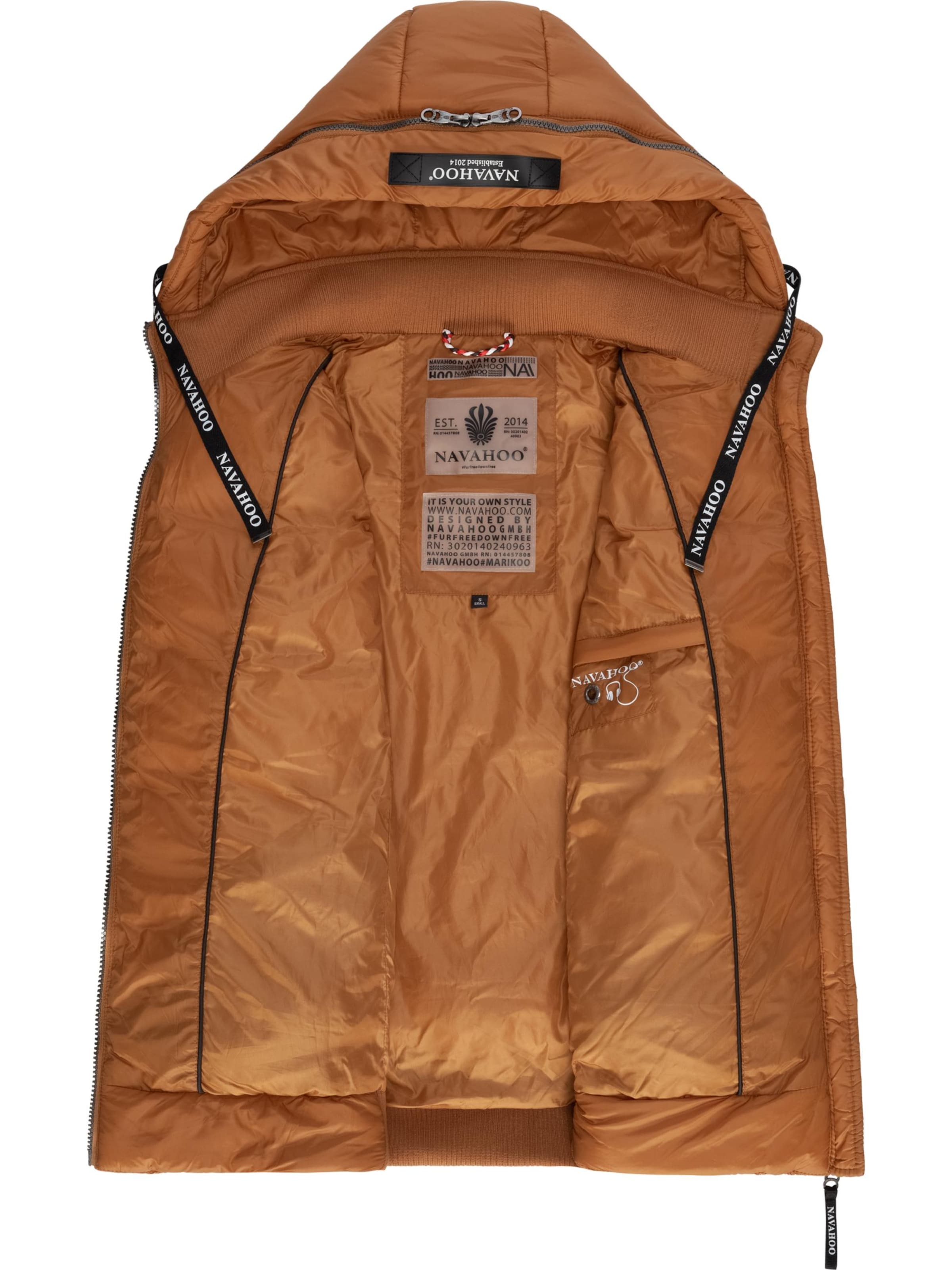 NAVAHOO Kamizelka 'Kassidy' w kolorze brązowy