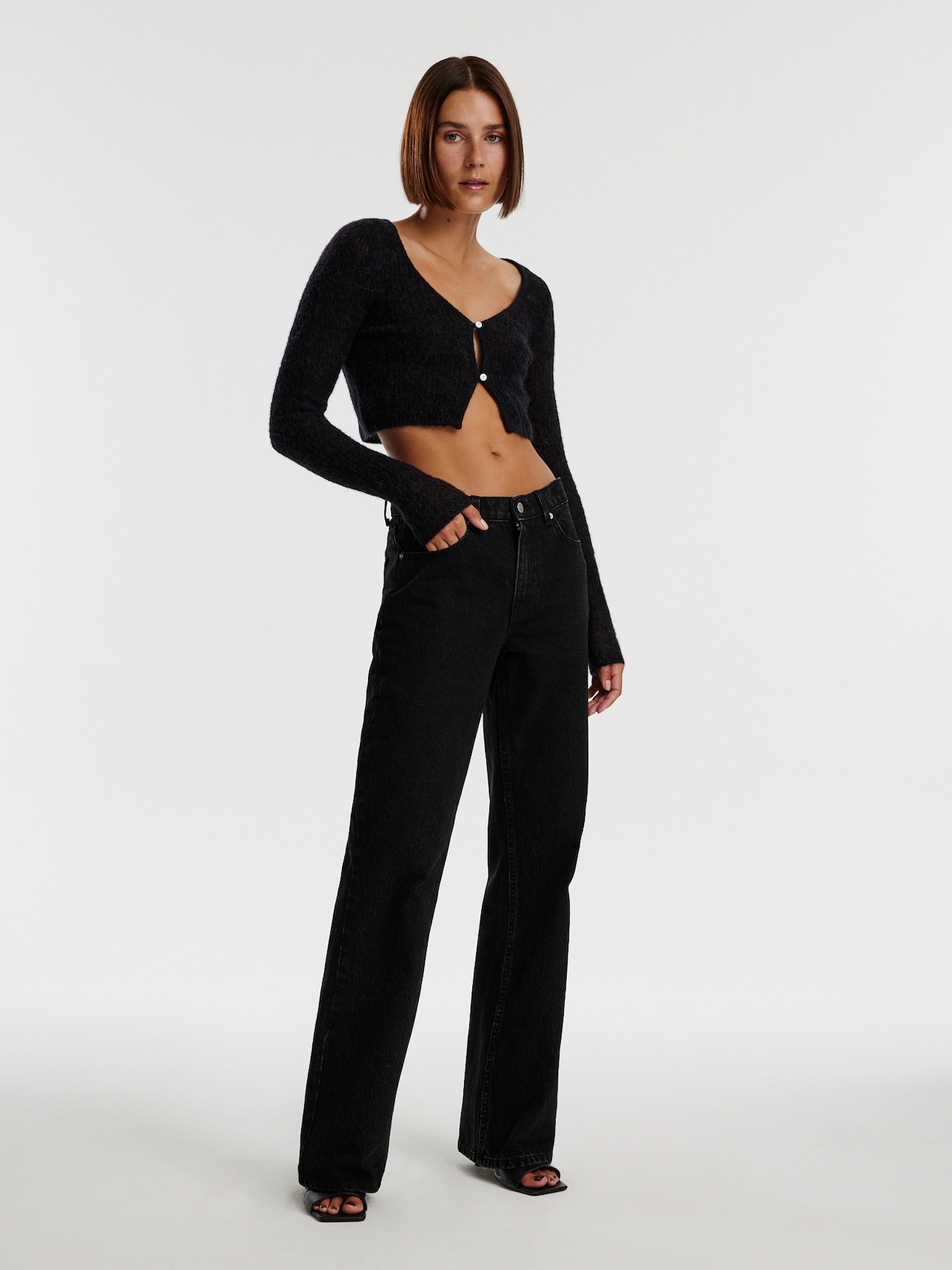 EDITED Produkte Strickjacke schwarz