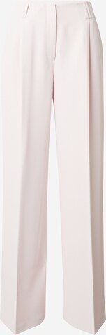 TAIFUN Wide leg Trousers with creases in Pink: front