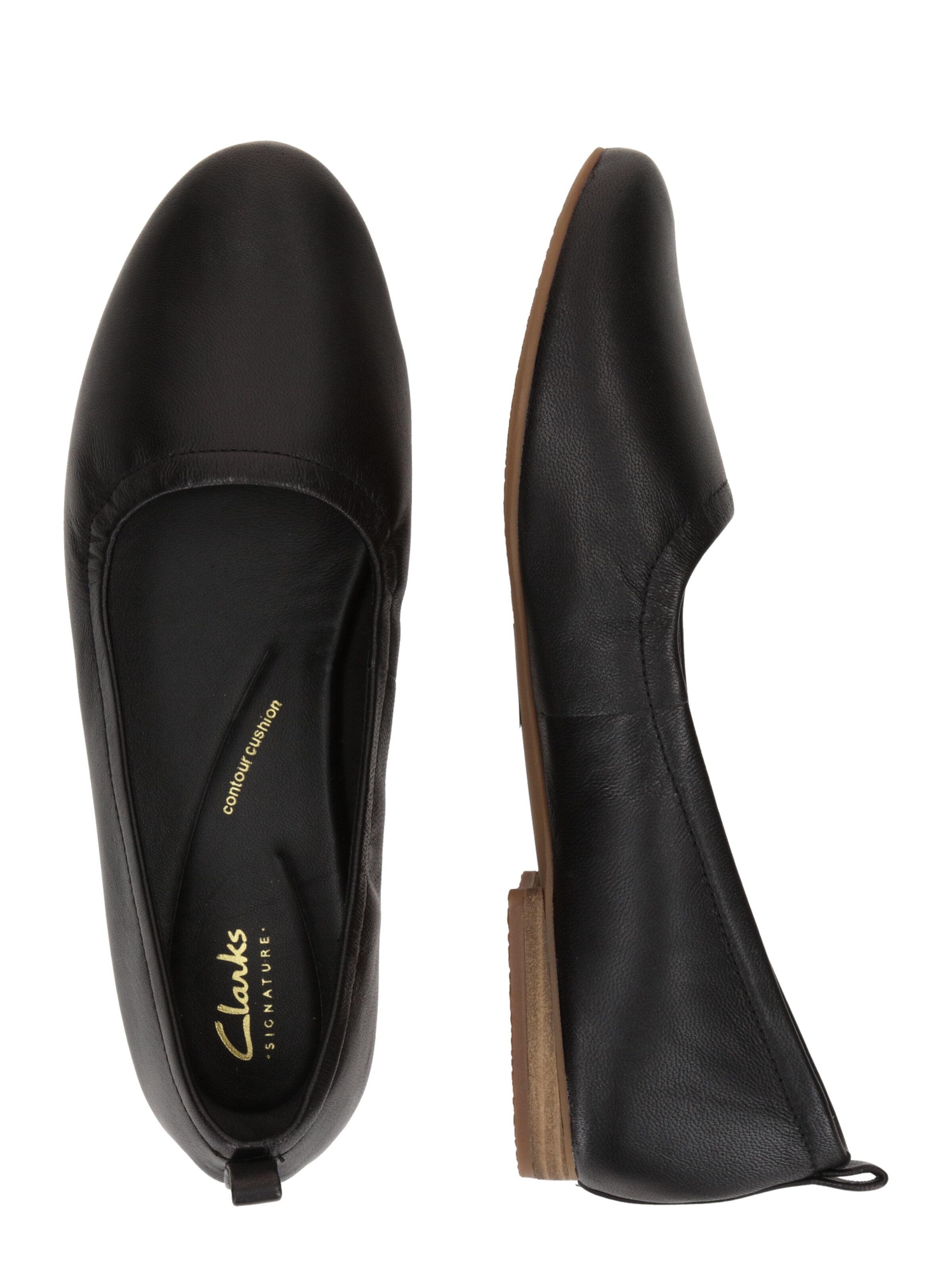 CLARKS Baleríny 'Fawna Soft' - Čierna