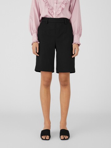 OBJECT Regular Shorts 'Lisa' in Schwarz: predná strana