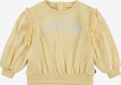 LEVI'S ® Sweatshirt in hellgelb / weiß, Produktansicht