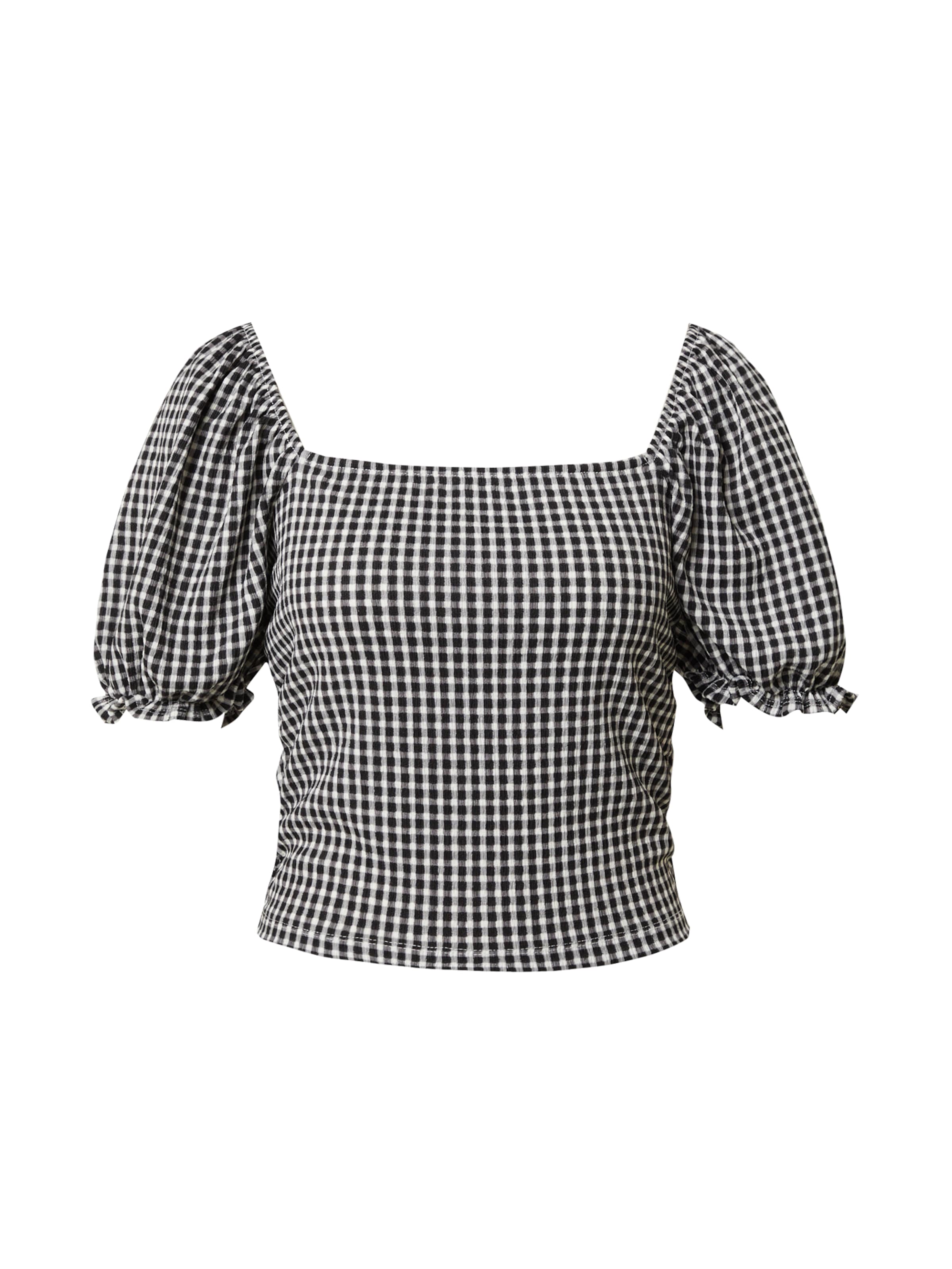 EDITED Bluzka 'Floretta' w kolorze czarny: przód