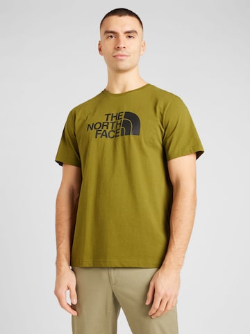 THE NORTH FACE Majica 'Easy' | zelena barva: sprednja stran