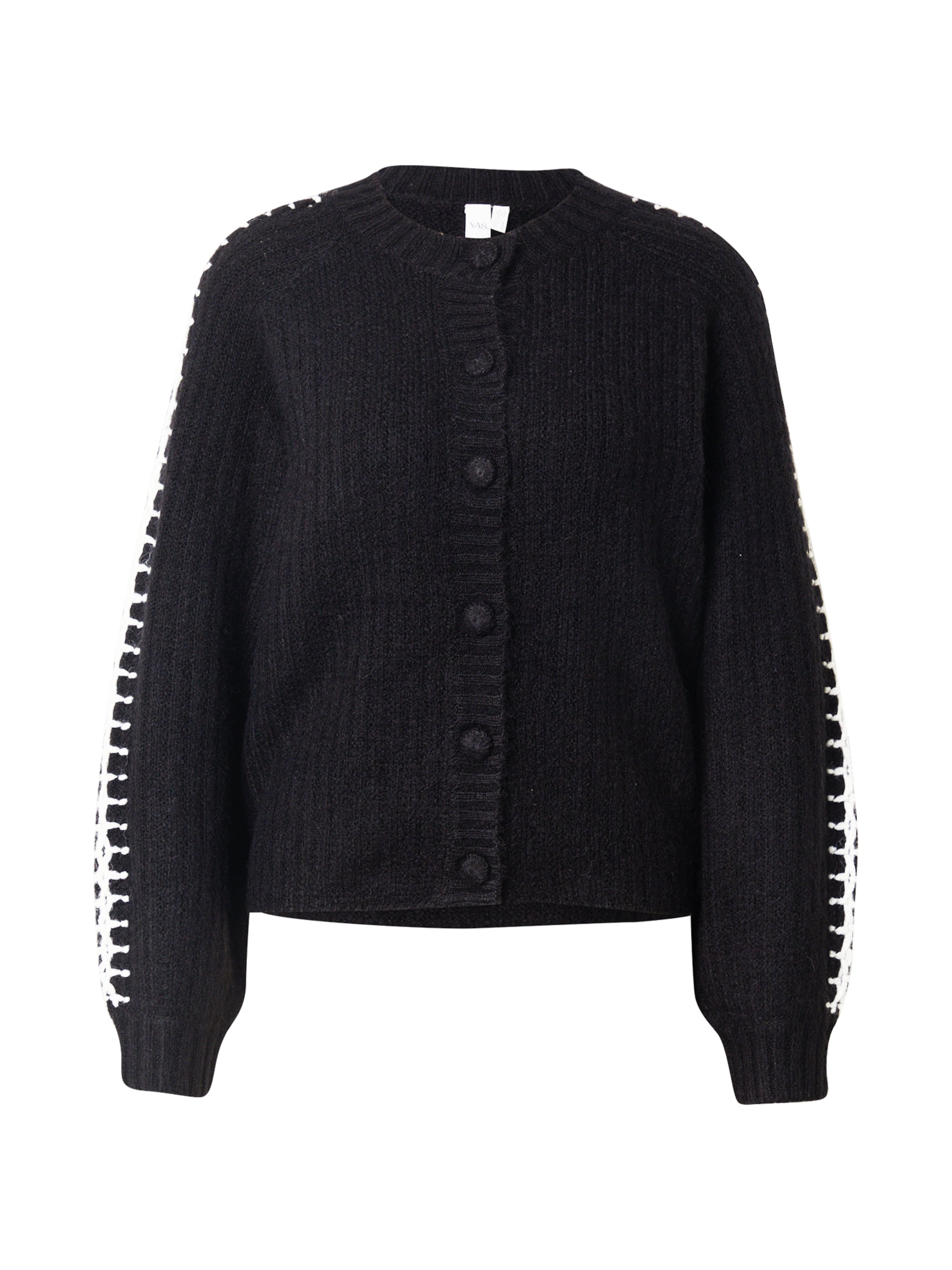 YAS - Cárdigan 'YASOLLY' en negro: frente