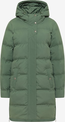 MYMO Winter Coat in Green: front