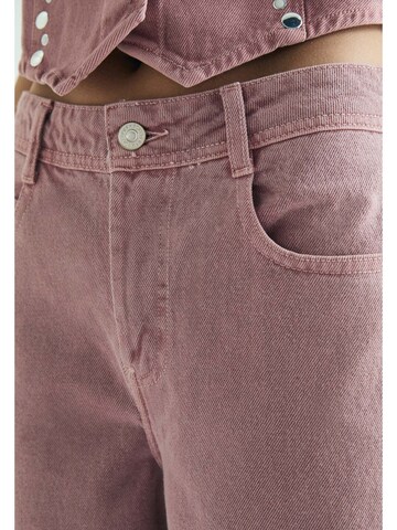 Scalpers Wide Leg Farkut värissä vaaleanpunainen