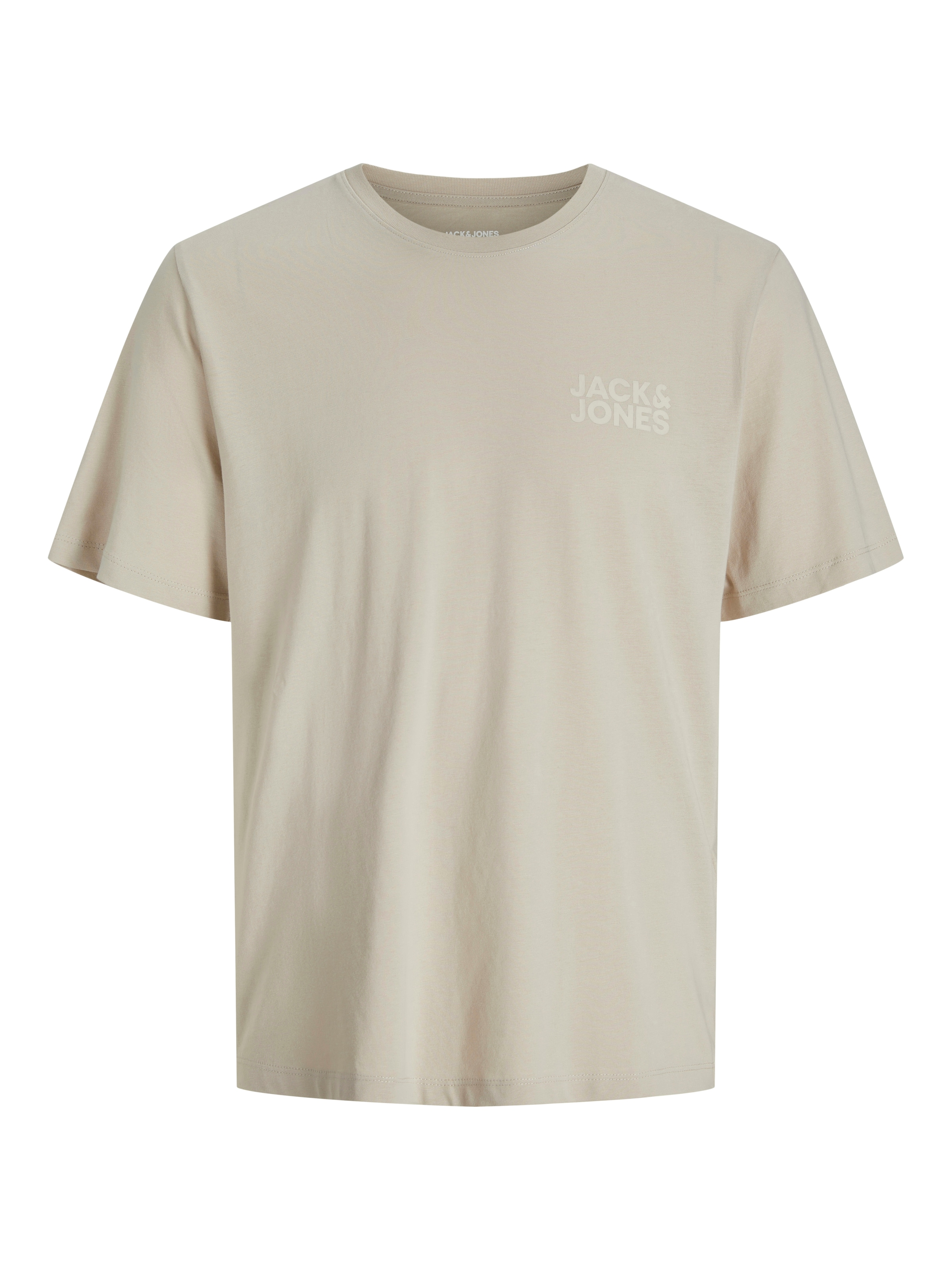 JACK & JONES Shirt 'JJECorp' in Beige: front