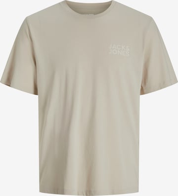 T-Shirt 'JJECorp' JACK & JONES en beige : devant