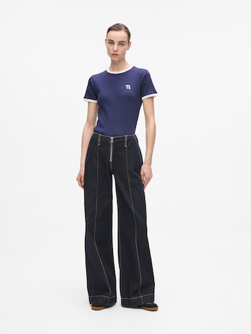 Karl Lagerfeld - Loosefit Vaquero en azul: frente